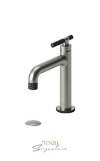 TENZO BE11-C-P Single Hole Lavatory Faucet With (Overflow) Drain Bellacio-C