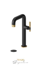 TENZO BE10H-F-W Tall Single Lavatory Faucet With (W/O Overflow) Drain Bellacio-F