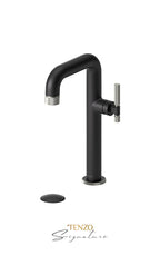 TENZO BE10H-F-W Tall Single Lavatory Faucet With (W/O Overflow) Drain Bellacio-F