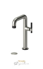 TENZO BE10H-F-W Tall Single Lavatory Faucet With (W/O Overflow) Drain Bellacio-F