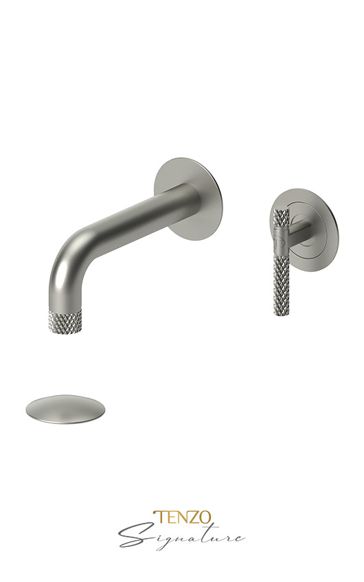 TENZO BE14-C-P Wall Mount Lavatory Faucet With (Overflow) Drain Bellacio-C