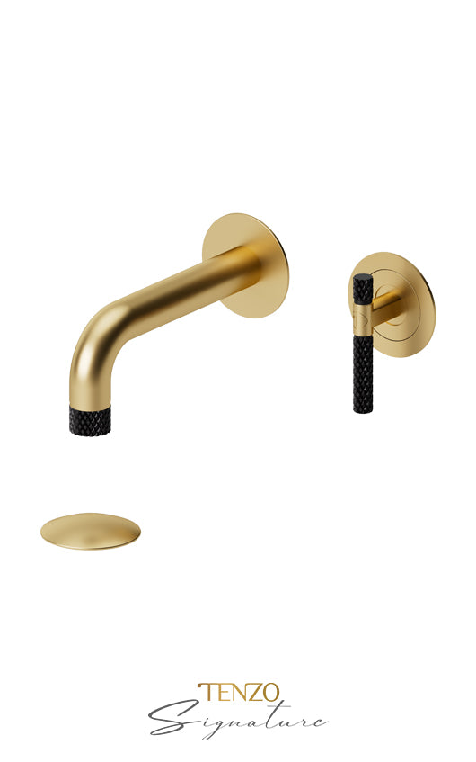TENZO BE14-C-P Wall Mount Lavatory Faucet With (Overflow) Drain Bellacio-C