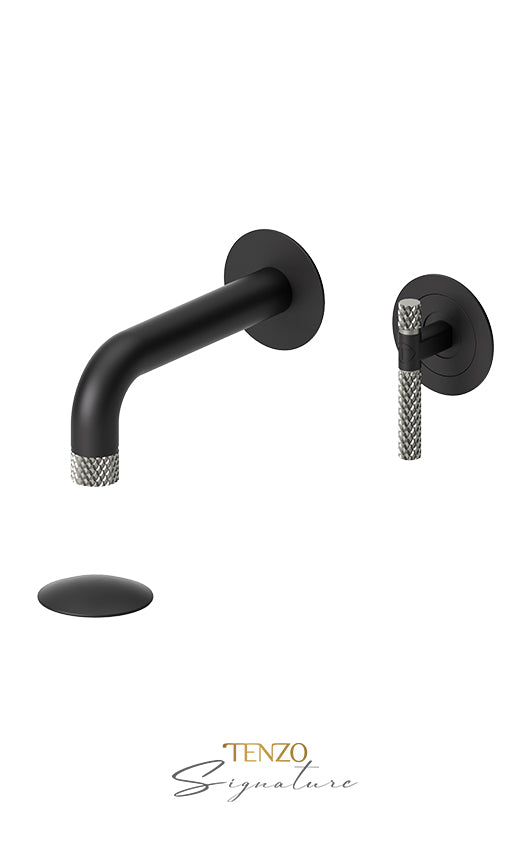 TENZO BE14-C-W Wall Mount Lavatory Faucet With (W/O Overflow) Drain Bellacio-C