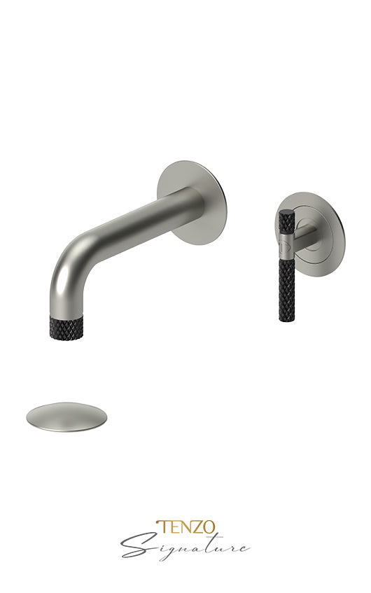 TENZO BE14-C-P Wall Mount Lavatory Faucet With (Overflow) Drain Bellacio-C