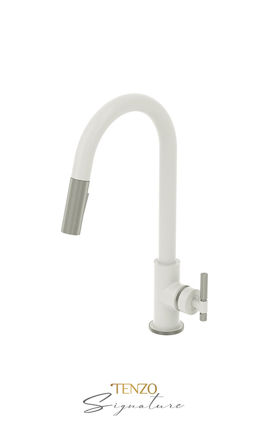 TENZO BE130-F Single-Handle Kitchen Faucet Bellacio With Pull-Down & 2-Function Hand Shower