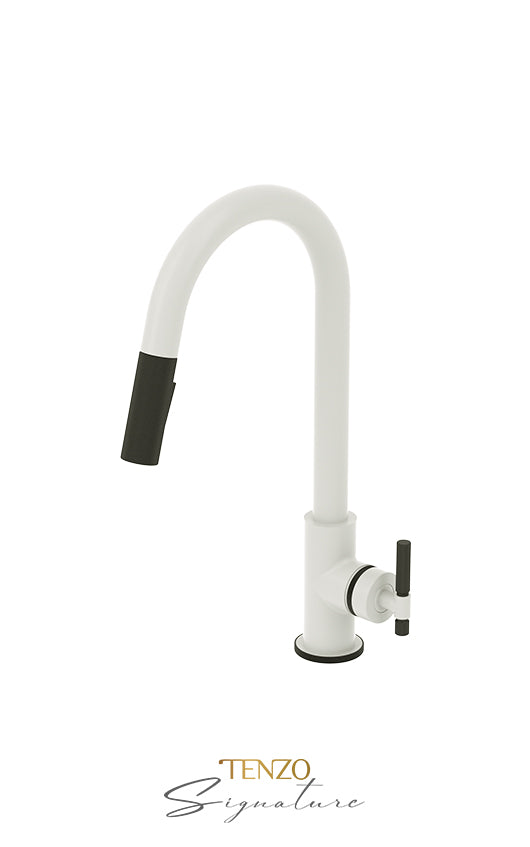 TENZO BE130-F Single-Handle Kitchen Faucet Bellacio With Pull-Down & 2-Function Hand Shower