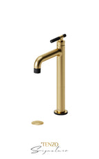TENZO BE11H-C-W Tall Single Lavatory Faucet With (W/O Overflow) Drain Bellacio-C
