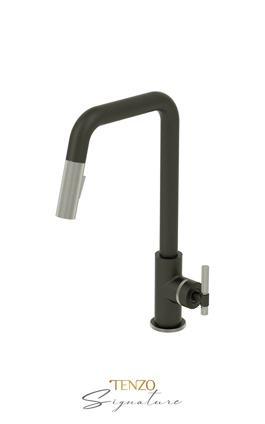 TENZO BE131-F Single-Handle Kitchen Faucet Bellacio With Pull-Down & 2-Function Hand Shower