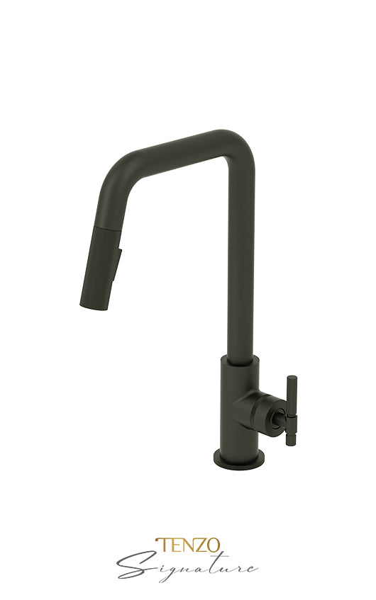 TENZO BE131-F Single-Handle Kitchen Faucet Bellacio With Pull-Down & 2-Function Hand Shower