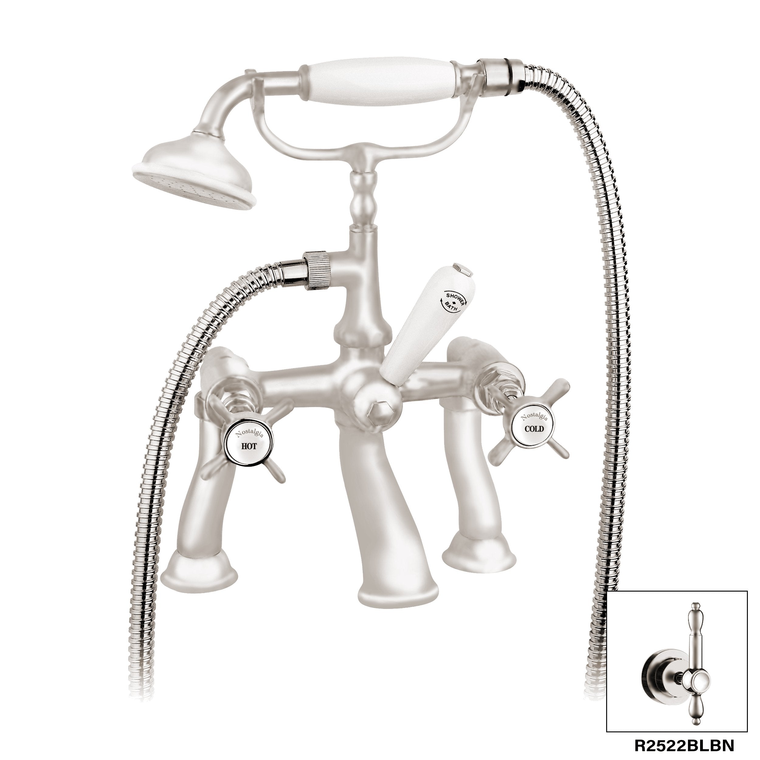 DISEGNO R2522BL Nostalgia Deck Mount Tub Filler Secondary image