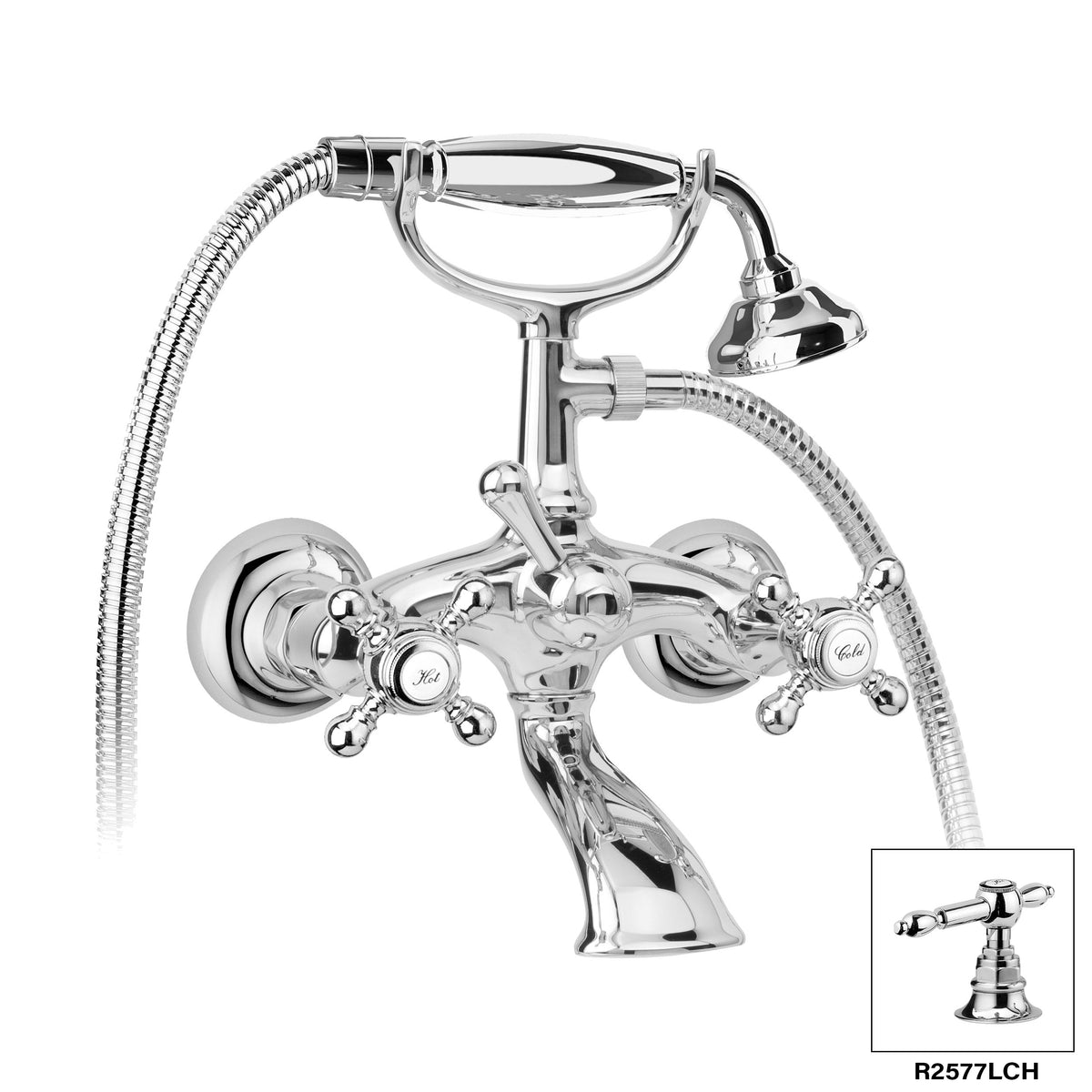 DISEGNO R2577L Julia Wall Mount Tub Filler Main image