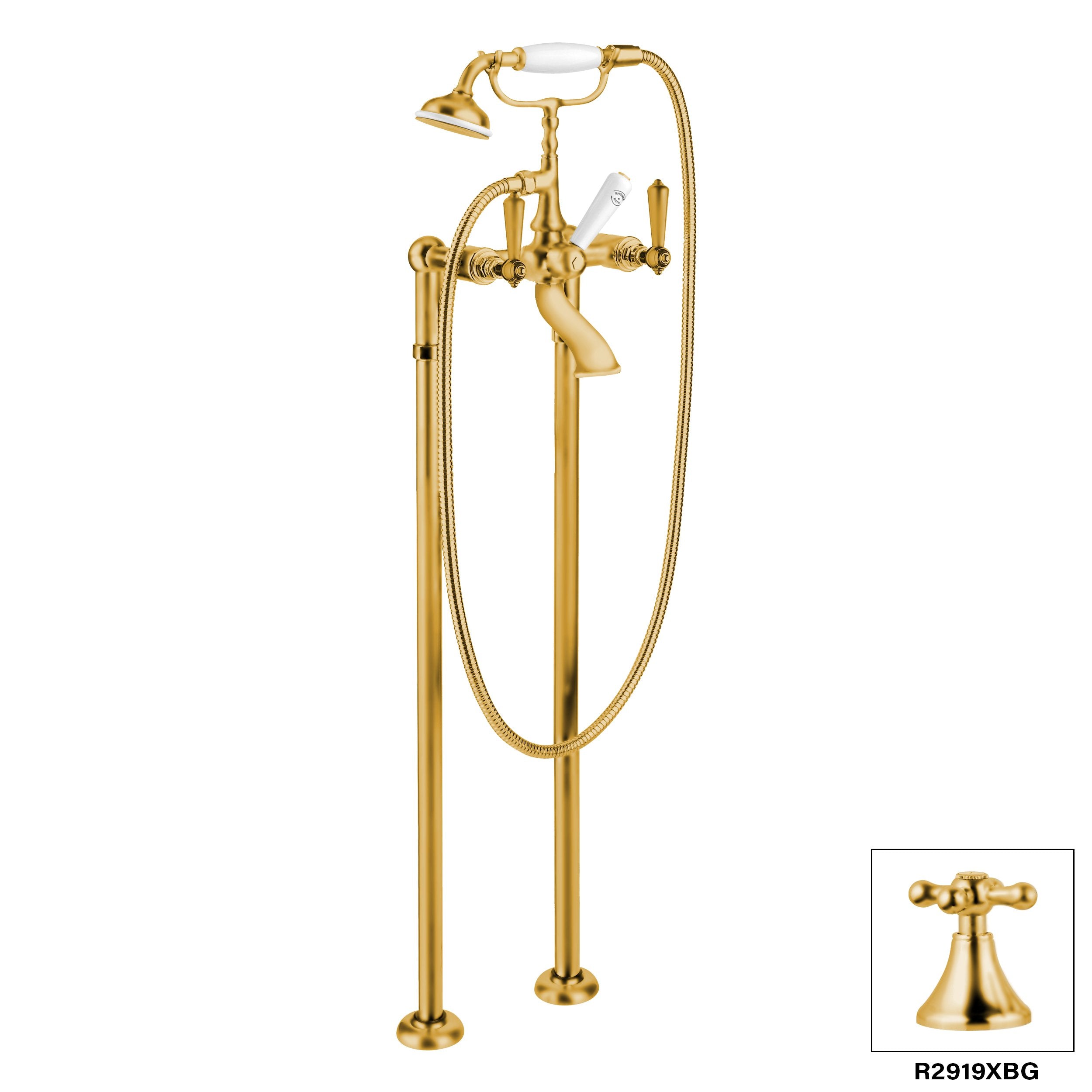 DISEGNO R2919X London Floor Mount Tub Filler Secondary image