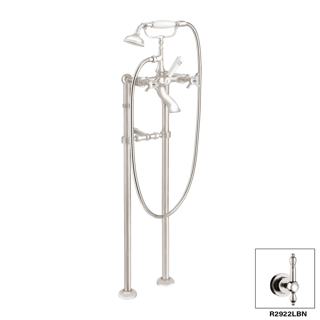 DISEGNO R2922X Nostalgia Floor Mount Tub Filler