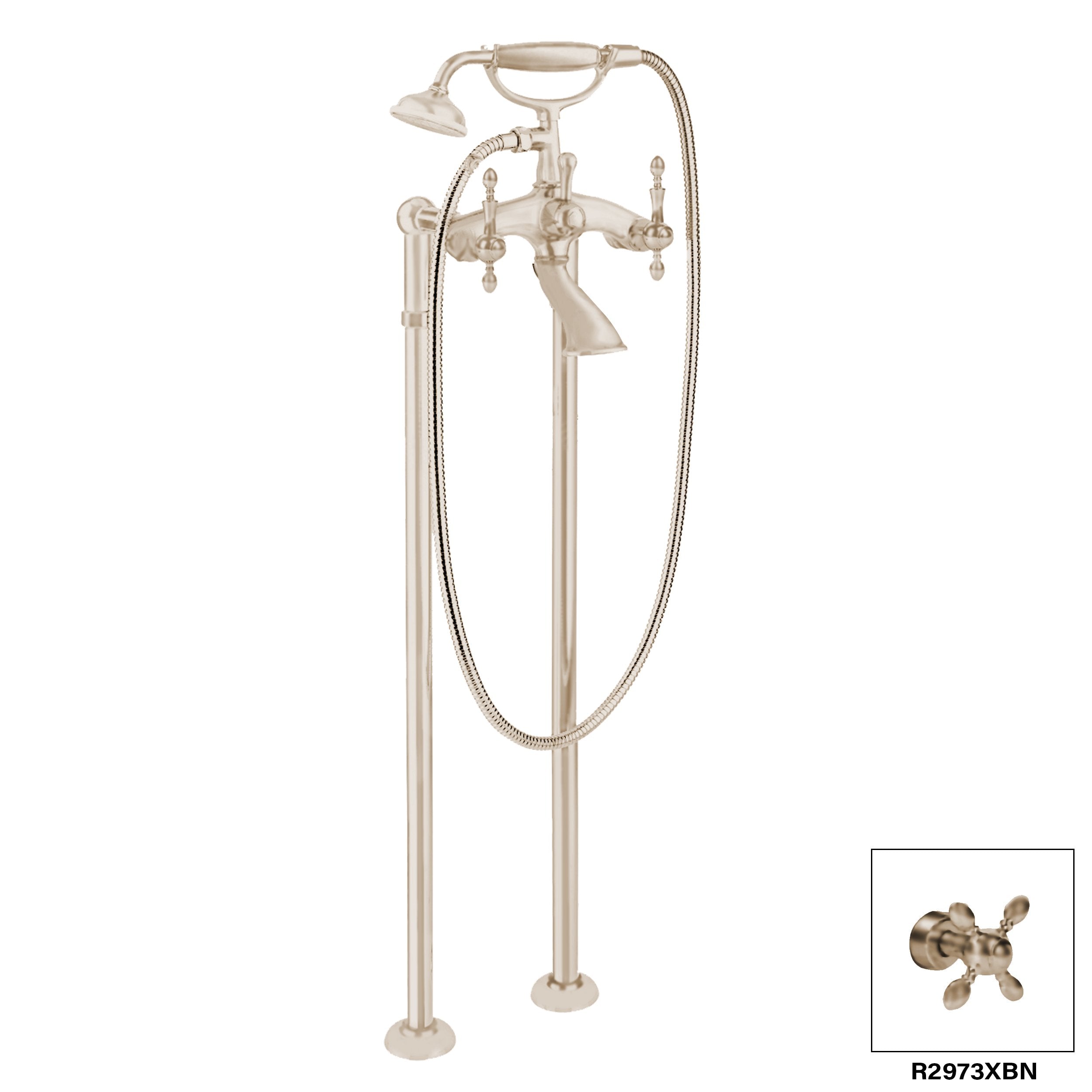 DISEGNO R2973X Chopin Floor Mount Tub Filler Secondary image