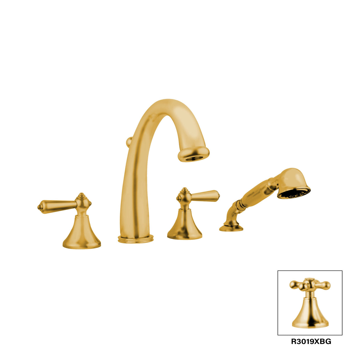 DISEGNO R3019X London Four Piece Deck Mount