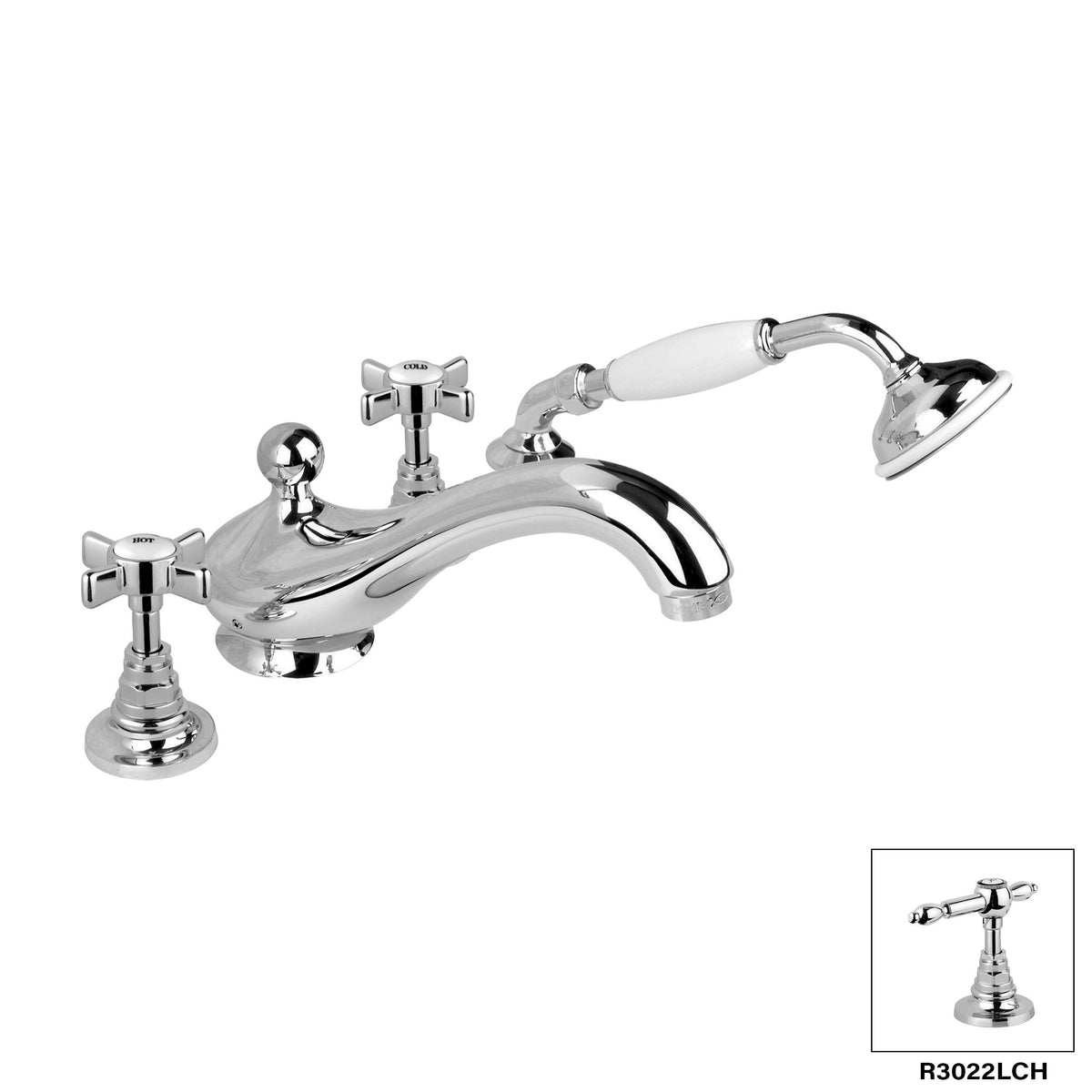 DISEGNO R3022L Nostalgia Four Piece Deck Mount Main image