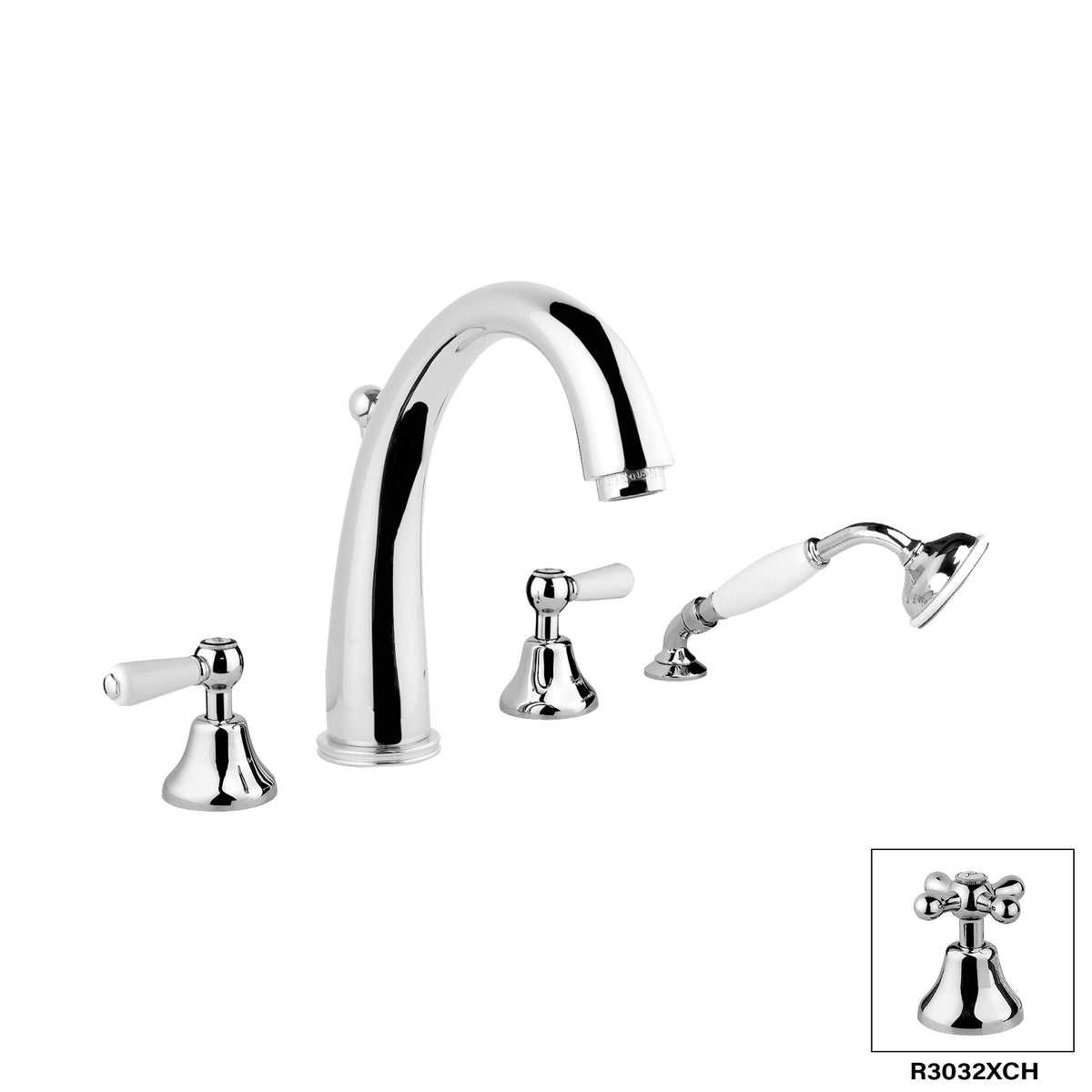 DISEGNO R3032L Colonial Four Piece Deck Mount Main image