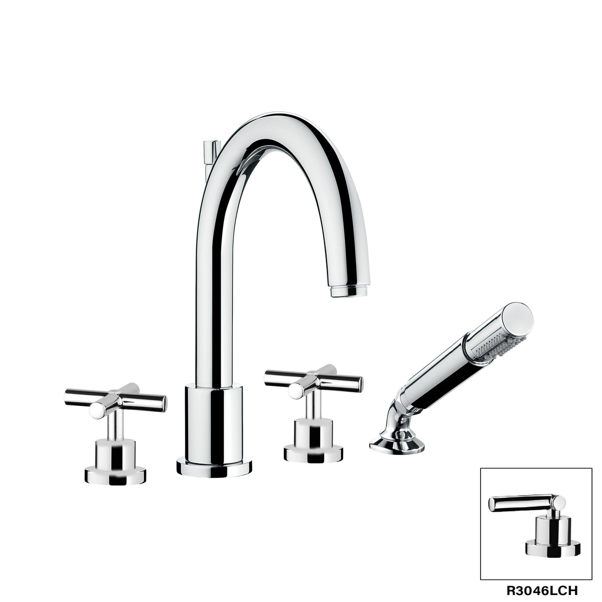 DISEGNO R3046X Tempo Four Piece Deck Mount Main image