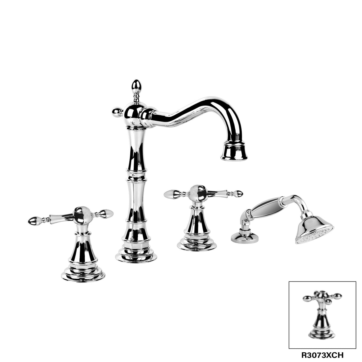 DISEGNO R3073L Chopin Four Piece Deck Mount Main image