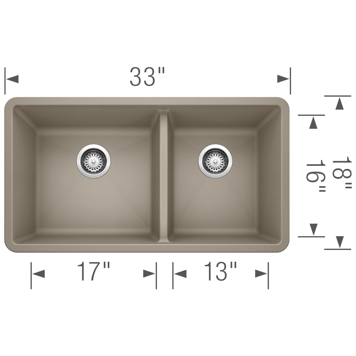 BLANCO 402652 PRECIS U 1¾