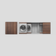 Home Refinements SmartStation SM005821 Kitchen Set, L30" X 17" X 10 R18" X 17" X 10", Acc