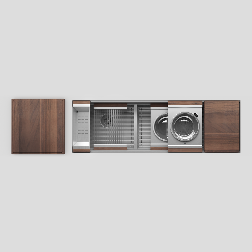 Home Refinements SmartStation SM005823 Kitchen Set, L21" X 17" X 10 R36" X 17" X 10", Acc
