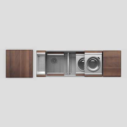 Home Refinements SmartStation SM005823 Kitchen Set, L21" X 17" X 10 R36" X 17" X 10", Acc