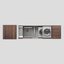 Home Refinements SmartStation SM005823 Kitchen Set, L21" X 17" X 10 R36" X 17" X 10", Acc