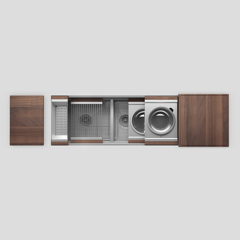 Home Refinements SmartStation SM005824 Kitchen Set, L21" X 17" X 10 R42" X 17" X 10", Acc Main image