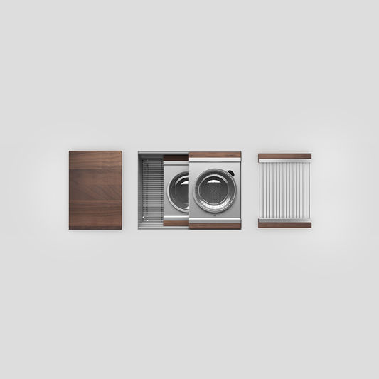 Home Refinements SmartStation SM005828 Kitchen Set, 24" X 18" X 10", Acc