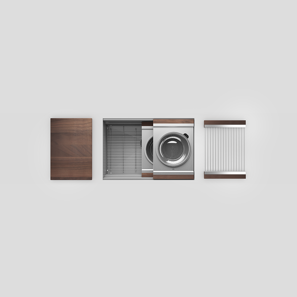 Home Refinements SmartStation SM005829 Kitchen Set, 27" X 18" X 10", Acc