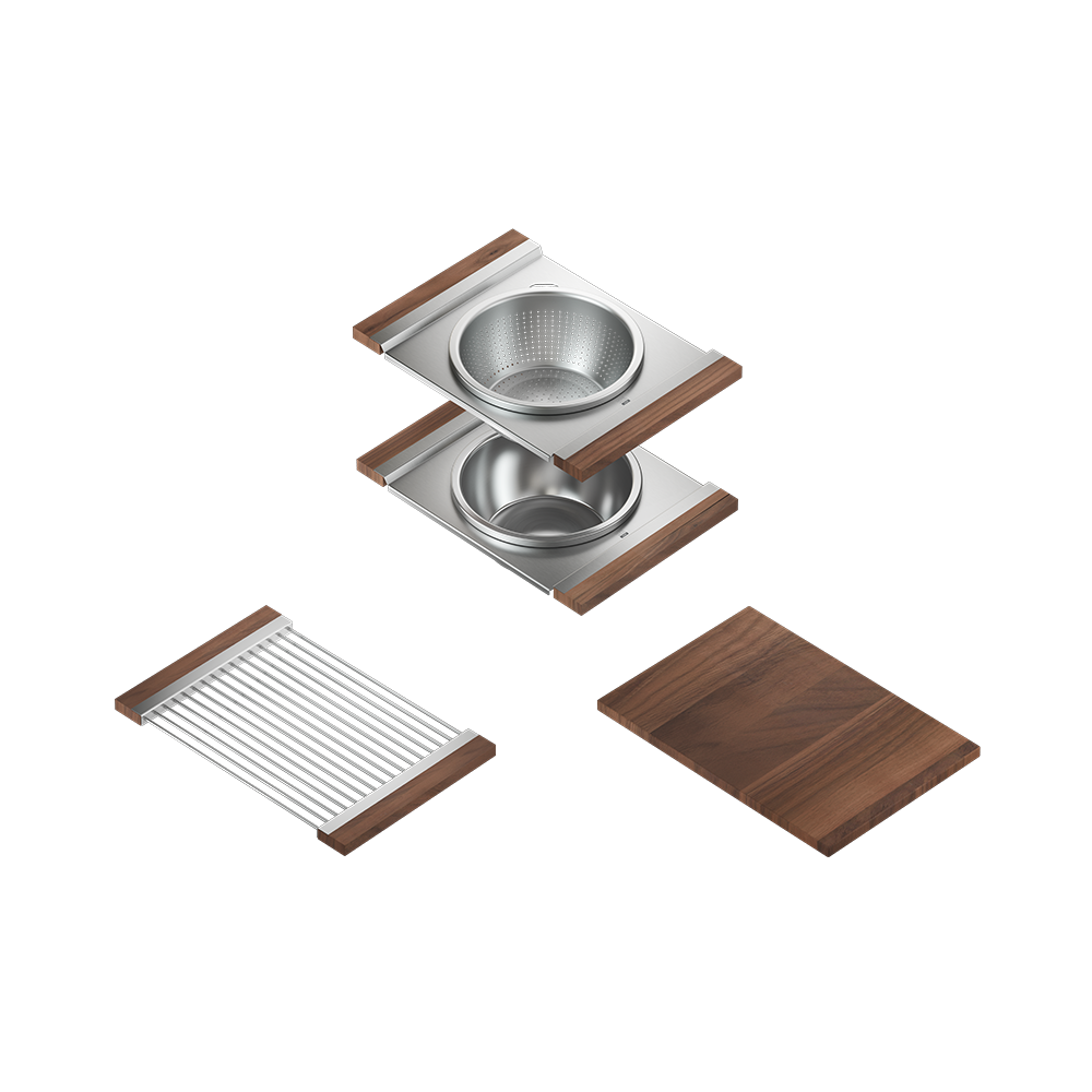 Home Refinements SmartStation SM005829 Kitchen Set, 27" X 18" X 10", Acc