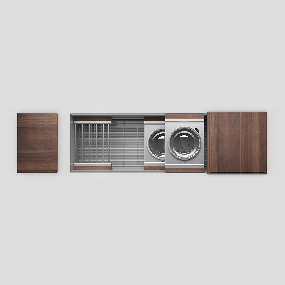 Home Refinements SmartStation SM005836 Kitchen Set, 60" X 18" X 10", Acc Main image