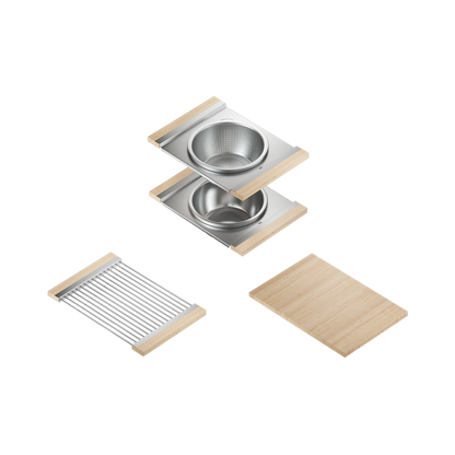 Home Refinements SmartStation SM005815 Kitchen Set, 27" X 17" X 10", Acc