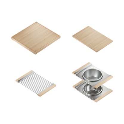 Home Refinements SmartStation SM005819 Kitchen Set, 42" X 17" X 10", Acc