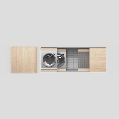 Home Refinements SmartStation SM005820 Kitchen Set, 48" X 17" X 10", Acc