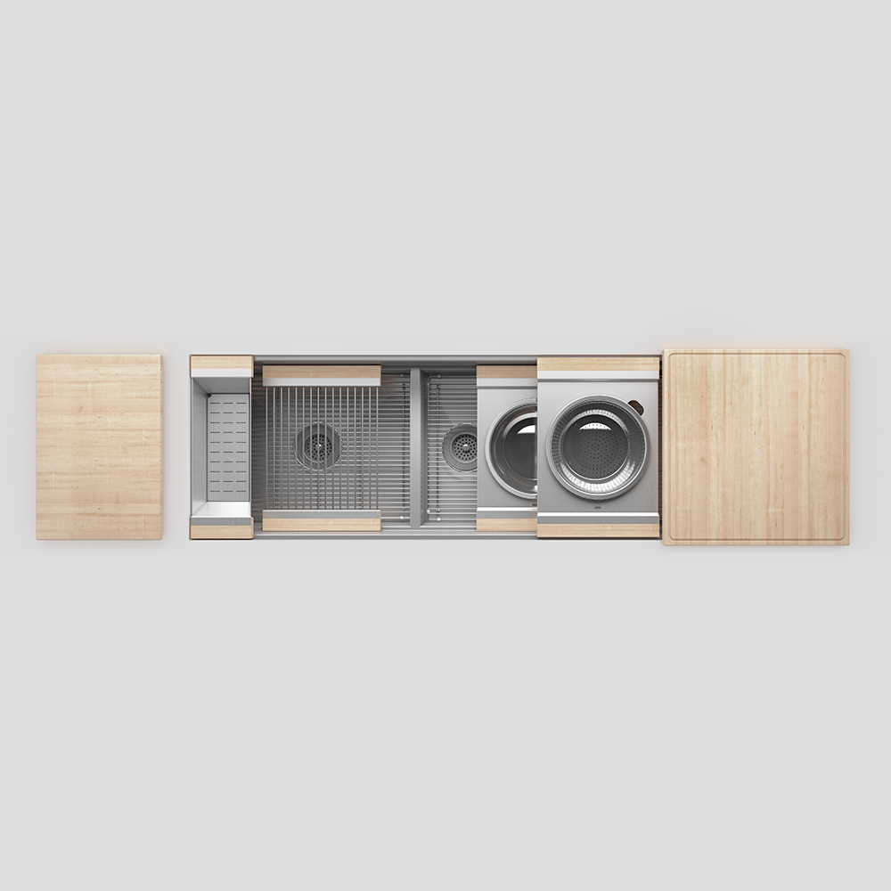 Home Refinements SmartStation SM005824 Kitchen Set, L21" X 17" X 10 R42" X 17" X 10", Acc