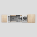 Home Refinements SmartStation SM005824 Kitchen Set, L21" X 17" X 10 R42" X 17" X 10", Acc