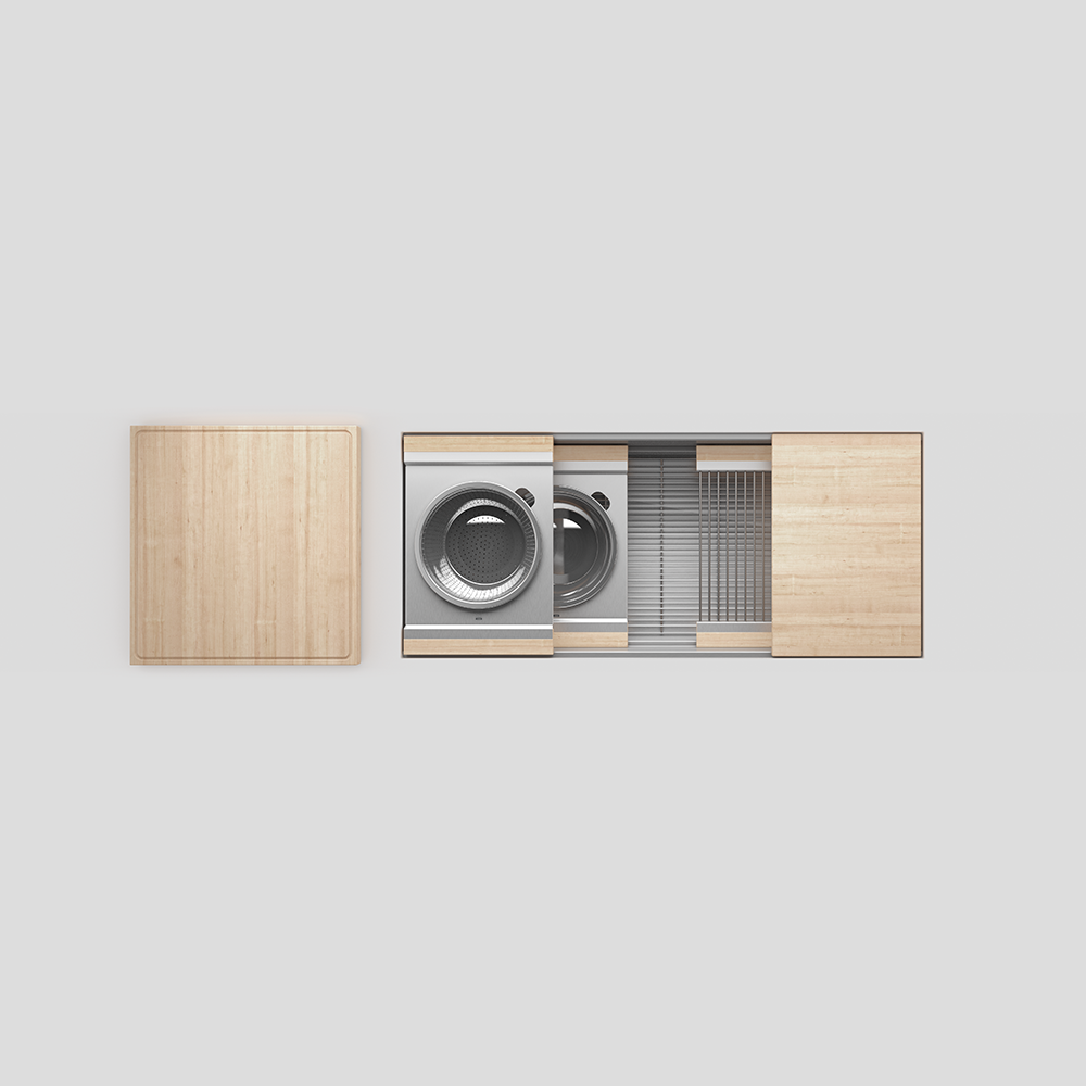 Home Refinements SmartStation SM005833 Kitchen Set, 42" X 18" X 10", Acc