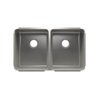 HOME REFINEMENTS 003232 Undermount Classic Double Bowl Kitchen Sink, L15"X18"X10" R15"X18"X10"