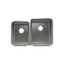 HOME REFINEMENTS 003247 Undermount Classic Double Bowl Kitchen Sink, L12"X16"X8" R15"X18"X10"