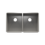 HOME REFINEMENTS 003637 Undermount Urbanedge Double Bowl Kitchen Sink, L15"X18"X10" R15"X18"X10"