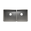 HOME REFINEMENTS 003657 Undermount Urbanedge Double Bowl Kitchen Sink, L18"X16"X10" R15"X16"X8"