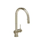 RIOBEL AZ211 Azure Pull-Down Touchless Kitchen Faucet With C-Spout