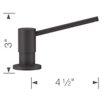 BLANCO 402572 TORRE SOAP DISPENSER - SILGRANIT LOOK