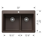 BLANCO 403642 LIVEN 1¾ LOW DIVIDE