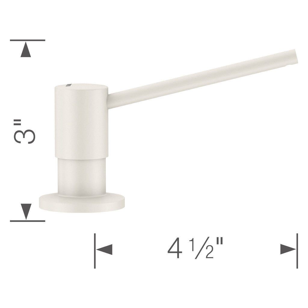 BLANCO 402572 TORRE SOAP DISPENSER - SILGRANIT LOOK