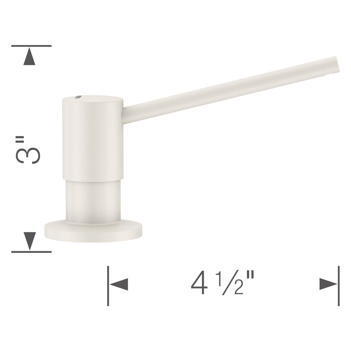 BLANCO 402572 TORRE SOAP DISPENSER - SILGRANIT LOOK