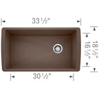 BLANCO 402625 DIAMOND U SUPER SINGLE