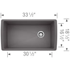 BLANCO 402625 DIAMOND U SUPER SINGLE